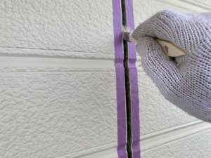 岐阜市I様邸の外壁塗装の施工写真